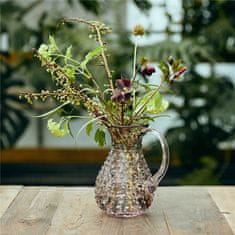 Decor By Glassor Sklenená váza džbán