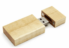 CTRL+C Drevený USB hranol, javor, 16 GB, USB 2.0