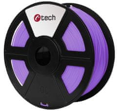 C-Tech tlačová struna, PLA, 1,75mm, 1kg, fialová (3DF-PLA1.75-PR)