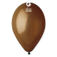 Gemar latexové balóniky - hnedé - 100 ks - 26 cm
