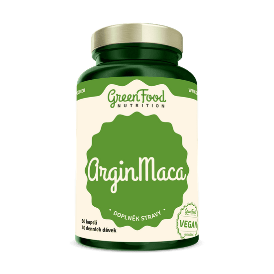 GreenFood Nutrition ArginMaca 60 kapsúl