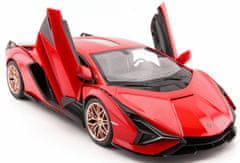 Mondo Motors RC Lamborghini SIAN 2,4Ghz 1:14 light + open door červené - zánovné