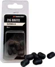 Tandem Baits Zig Dumbells nástraha 6ks čierna