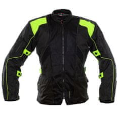 Cappa Racing Bunda moto UNISEX ROAD textilná čierna / zelená S