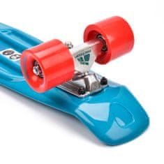 MTR Pennyboard 56 cm AL truck, petrolejový-červený S-100