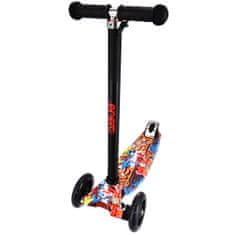 Enero Detská trojkolesová kolobežka MAXI SCOOTER so svietiacimi kolieskami, URBAN ART H-060-CO