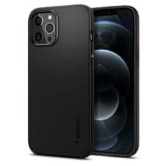 Spigen Thin Fit plastový kryt na iPhone 12 Pro Max, čierny