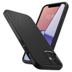 Spigen Liquid Air silikónový kryt na iPhone 12 mini, čierny