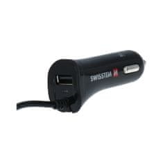 SWISSTEN CAR CHARGER MICRO USB a USB 2,4A POWER