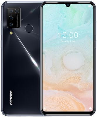 Doogee N20 PRO DualSIM, dostupný telefón, veľký displej, štvoritý fotoaparát, FHD+ IPS, 4400 mAh