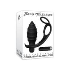 Zero Tolerance Rechargeable Cock Ring & Anal Vibe