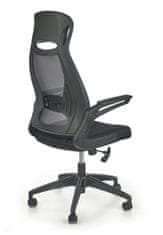 Halmar Kancelárska stolička s podrúčkami Solaris - čierna / sivá