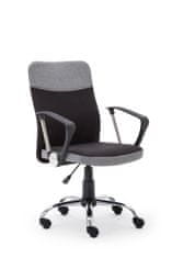Halmar Kancelárska stolička s podrúčkami Topic - sivá / čierna
