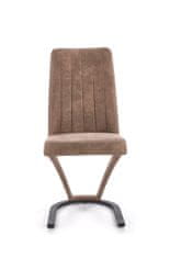 Halmar Jedálenská stolička K338 - hnedá / čierna