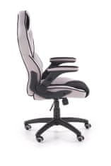 Halmar Kancelárska stolička s podrúčkami Sonic - čierna / sivá