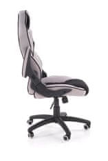 Halmar Kancelárska stolička s podrúčkami Sonic - čierna / sivá
