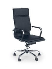 Halmar Kancelárska stolička s podrúčkami Mantus - čierna