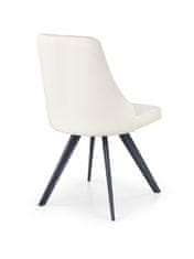 Halmar Jedálenská stolička K206 - biela / čierna