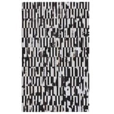 KONDELA Kožený koberec Typ 6 201x300 cm - vzor patchwork