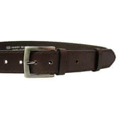 Penny Belts Pánsky kožený opasok 25-1-40 brown (Dĺžka opasku 100 cm)