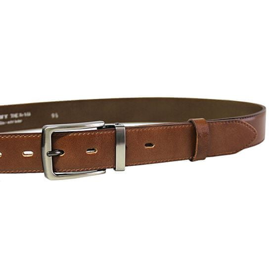 Penny Belts Pánsky kožený spoločenský opasok 35-020-2-48 brown