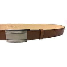 Penny Belts Pánsky kožený spoločenský opasok 35-020-A7 brown (Dĺžka opasku 100 cm)