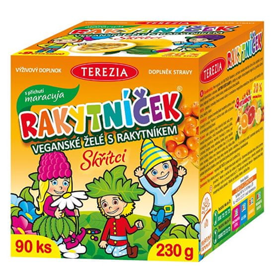 TEREZIA COMPANY Rakytníček vegánskej želé Maracuja 90 ks