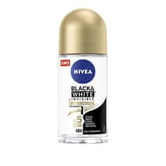 Nivea Guľôčkový antiperspirant bez alkoholu Invisible Black & White Silky Smooth 50 ml