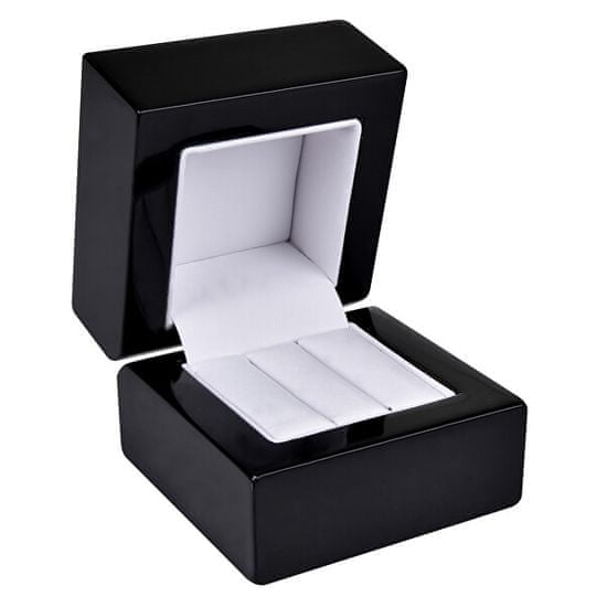 Jan KOS Drevená krabička na náušnice alebo snubné prstene BB-2 / NA / A25