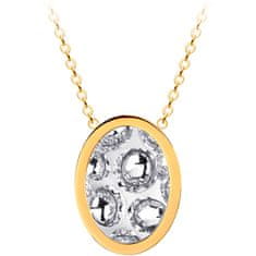 Preciosa Oceľový náhrdelník s trblietavým príveskom Idared 7361Y00