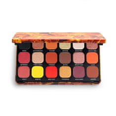 Makeup Revolution Paletka očných tieňov Forever Flawless Fire (Eye Shadow Palette) 19,8 g