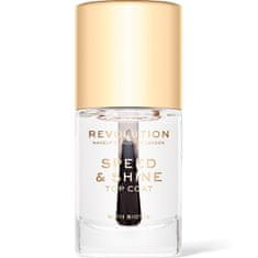 Makeup Revolution Lak na nechty Revolution (Speed & Shine Top Coat) 10 ml