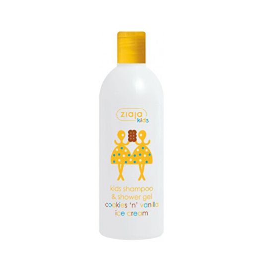 Ziaja Šampón a sprchový gél Sušienky a vanilková zmrzlina (Kid`s Shampoo & Shower Gel) 400 ml