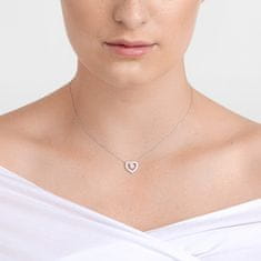 Preciosa Romantický strieborný náhrdelník First Love s kubickou zirkónia Preciosa 5302 69
