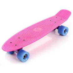 MTR Pennyboard 56 cm AL truck, neónovo ružová-modrá S-110