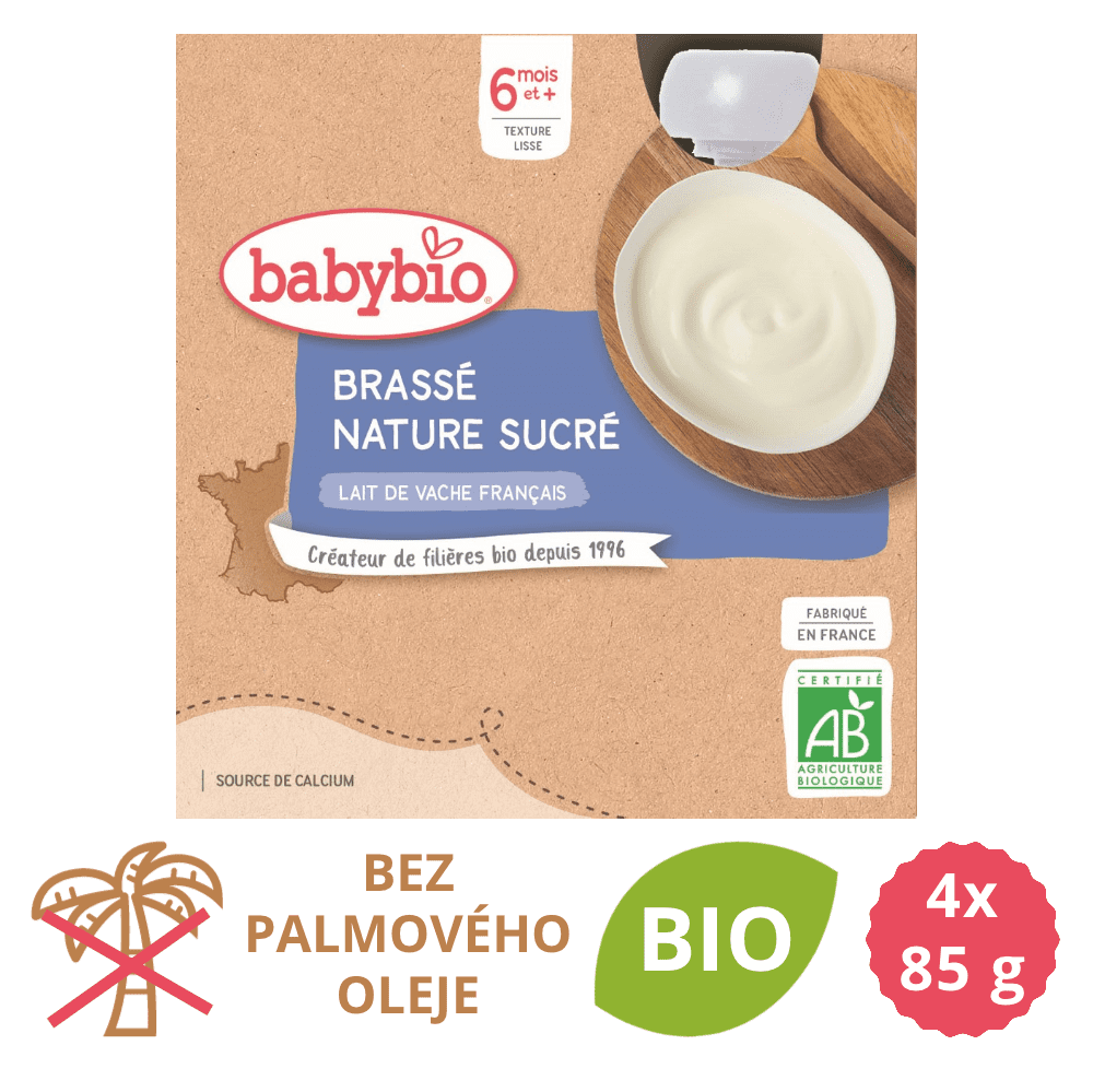 Babybio Mliečny dezert 4x85 g