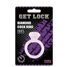 Chisa novelties Get LockDiamond Cock Ring-Clear