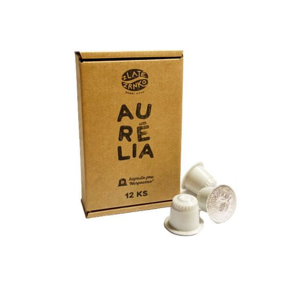 Zlaté zrnko - Kapsule pre kávovary Nespresso – Aurélia (100% arabica) 100ks