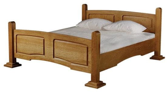 Pyka Rustikálna manželská posteľ Kinga 160 - drevo D3