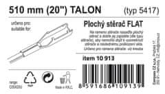 Compass Stierač FLAT BULK (TALON) 20"/510mm