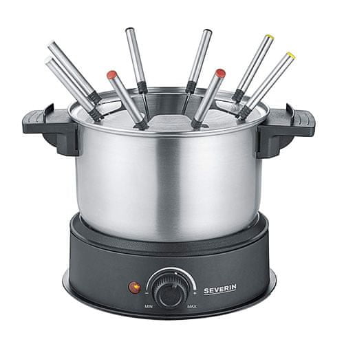 SEVERIN Fondue set , FO 2470, fondue, 8 vidličiek, termotat, 1500 W