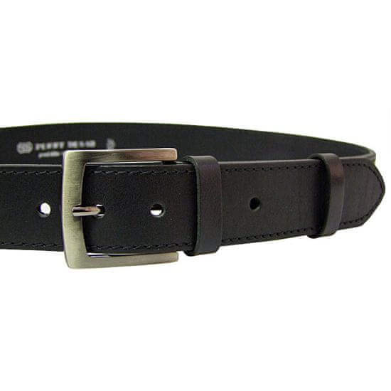 Penny Belts Pánsky kožený opasok 25-1-60 black