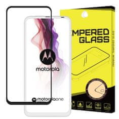 MG Full Glue Super Tough ochranné sklo na Motorola One Fusion+, čierne
