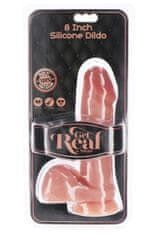 Toyjoy ToyJoy Get Real Silicone Dildo with Balls 8 Inch