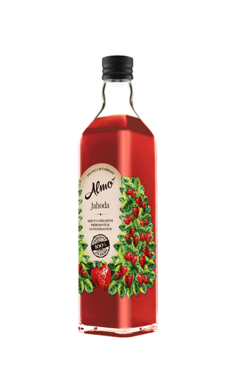 ALMO ALMO sirup JAHODA 50% ovocia