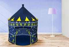 Aga4Kids Detský hrací stan Castle Dark Blue