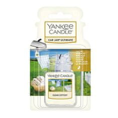 Yankee Candle Osviežovač do auta , Čistá bavlna, 1x visačka