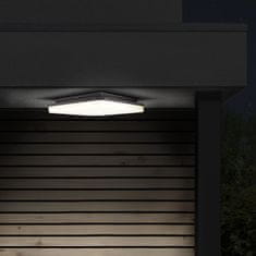 Solight Solight LED vonkajšie osvetlenie, prisadené, štvorcové, IP54, 24W, 1920lm, 4000K, 28cm WO732-1