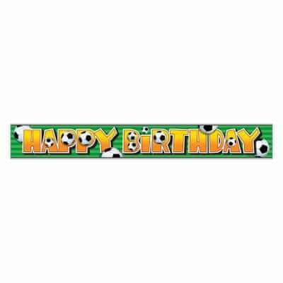 Párty girlanda - banner- narodeniny - Happy Birthday - FUTBAL - 365 cm