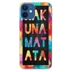 iSaprio Silikónové puzdro - Hakuna Matata 01 pre Apple iPhone 12 Mini